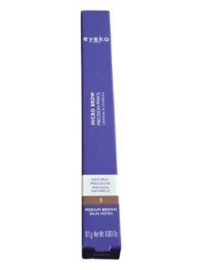 Eyeko Micro Brow Precision Pencil in Medium Brown #3